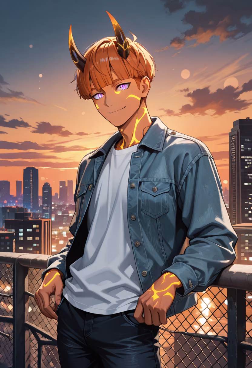 Nothing beats the golden hour glow on the rooftop. Hope you're all having a beautiful evening! ✨🏙️ #sunsetvibes #rooftop #goldenhour #citylife #aesthetic #chillmode #mensfashion #lifestyle #goodvibes #mood #dusk #cityscape