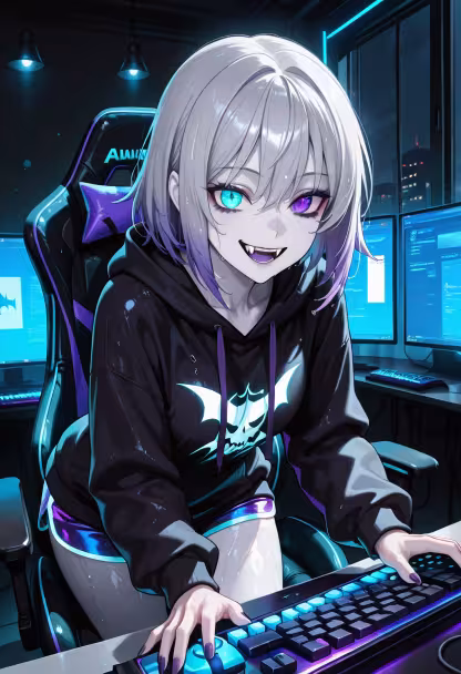 Late night gaming grind with the squad! Who else is up climbing the ranks tonight? 🎮✨ #gaming #pcsetup #gamergirl #setupwars #nightgrind #rgb #gamingsetup #twitchstreamer #gamingcommunity #playhard #nighthawk #pcgamer
