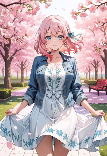 Nothing beats a sunny day under the cherry blossoms! 🌸 Can you spot the petals falling in the breeze? #springvibes #hanami #cherryblossom #naturelover #sunnyday #happy #aesthetic #japanlife #springtime #blooms #pinkseason #weekendmood