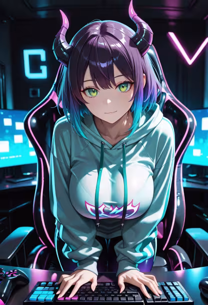 Finally finished my setup! Who wants to queue up tonight? 🎮✨ #gaming #pcsetup #gamergirl #rgb #cozyvibes #gamingcommunity #twitchstreamer #gamingpc #battlestation #late-night-gaming #readytoplay #gamerlife