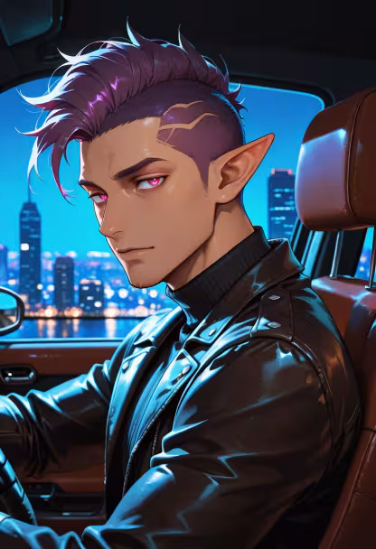Late night drive thoughts. Where are you taking me tonight? 🖤 #nightvibes #citylights #driving #aesthetic #mood #nightout #malemodel #mensfashion #streetstyle #chill #focus #yandere