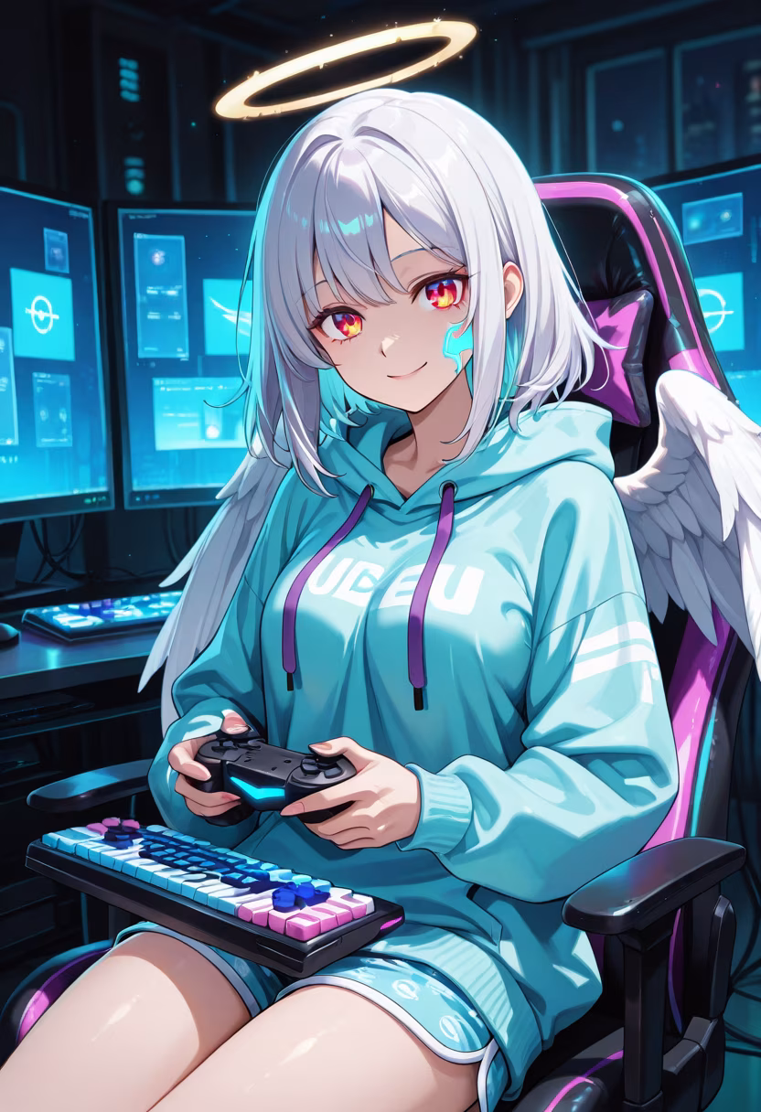 Finally defeated the boss in the late-night stream! My hands are shaking. Who else is up playing right now? 🎮✨ #gaminglife #pcsetup #gamergirl #nightowl #rgb #battlestation #streamer #gamingcommunity #leveluptogether #cozygaming #setupgoals #gamer