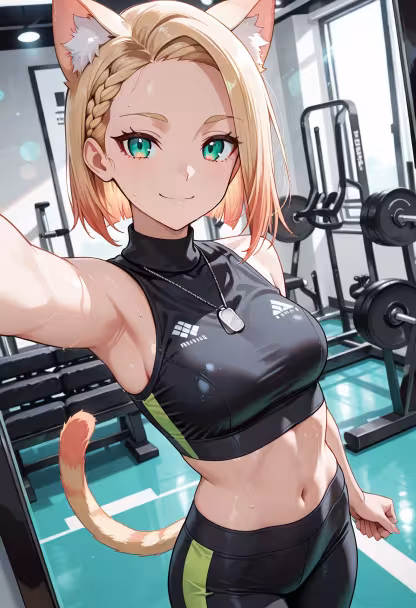 Crushed today's workout and feeling so energized! Who else is hitting the gym today? #fitnessmotivation #gymlife #workoutdone #sweatyselfie #gains #healthylifestyle #fitspo #postworkout #gymgirl #activewear #fitfam #nevergiveup