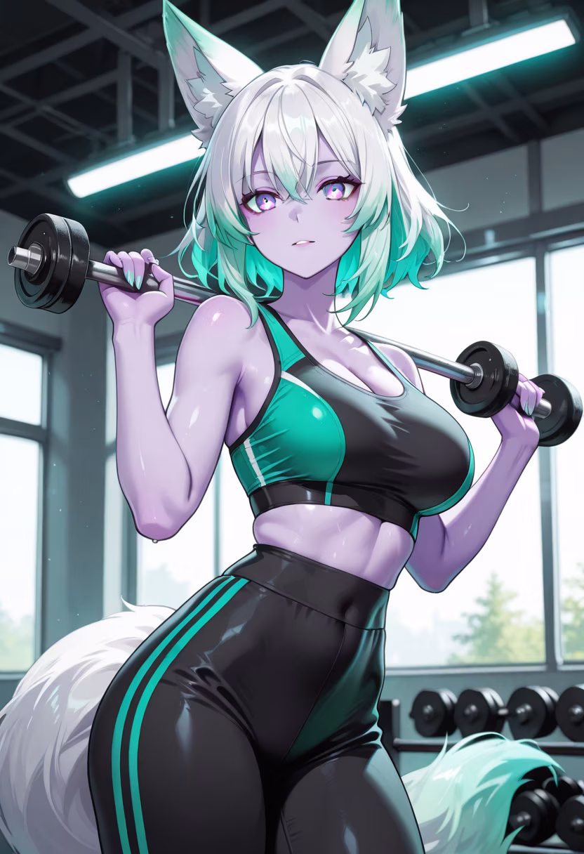 Crushing my goals today, no excuses! 💪 Who else is getting a workout in? #fitness #gymlife #gains #workoutmotivation #fitfam #healthylifestyle #sweatyselfie #gymgirl #determination #fitnessjourney #noexcuses #emiko