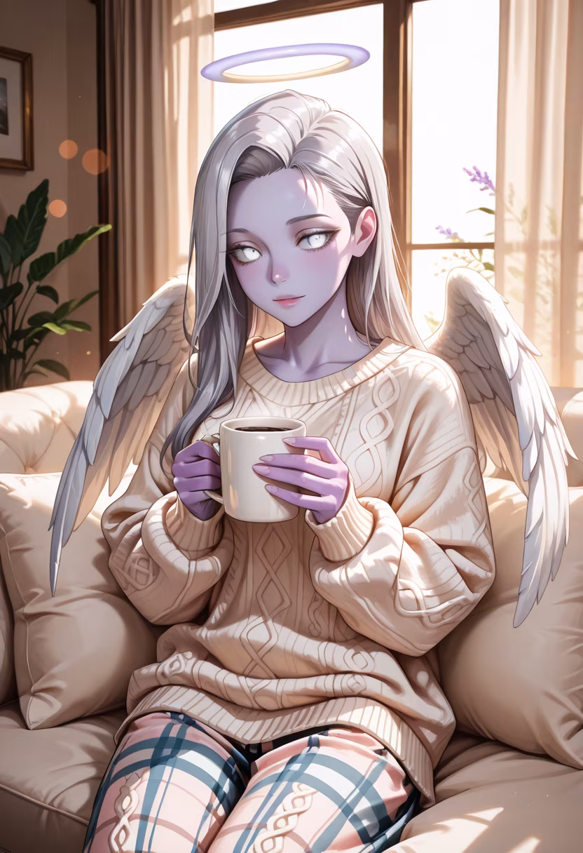 Just hanging out at home today, honestly way too cozy to leave! ☁️✨ Who else is having a lazy Sunday? #lazyday #cozyvibes #homebody #chill #sundaymood #aesthetic #softlife #mentalhealthmatters #relaxing #selfcare #mood #dayoff