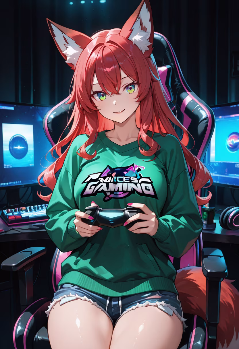 Finally finished my setup! Who wants to hop on and play some matches with me tonight? 🎮✨ #gamerlife #pcsetup #rgb #gaminggirl #streamer #setupgoals #battlestation #cozygaming #gamer #animegirl #pcgaming #nerdlife