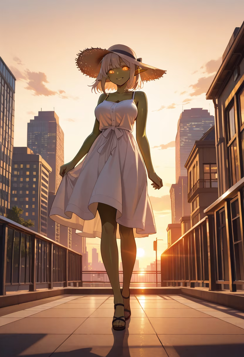 Golden hour glow is just my favorite, makes everything feel like a dream. ✨ Hope you're having a wonderful evening, my loves! #goldenhour #sunsetvibes #glowup #aesthetic #cityrooftop #daydreamer #happymoments #peaceful #skyline #goldenlight #loveandlight #cherisheverymoment