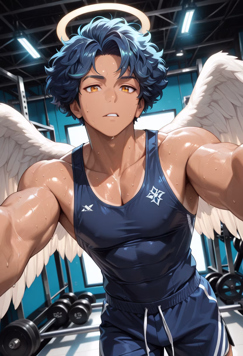 Consistency is the only secret. Another session done. 🏋️♂️ #gymlife #gains #fitnessmotivation #workout #aesthetic #gymrat #discipline #training #fitfam #healthylifestyle #haruto #gymselfie