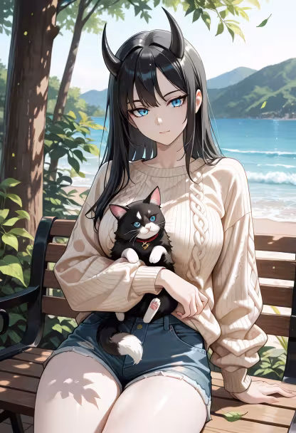 Found this little troublemaker in the park today! Don't get used to it, I'm only holding him for a second. 🐾 #catlover #meow #parkday #weekendvibes #cozy #nature #sunshine #catmom #gentle #cuteanimals #afternoonchill #furbaby