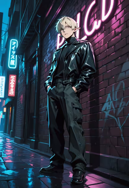 City nights and neon lights. 🌃 Can't wait to show you what I've been planning lately. #OOTD #StreetStyle #UrbanVibes #NightOut #FashionInspo #MensFashion #CityLife #NightPhotography #StyleGram #Streetwear #Tatsuya #Vibes