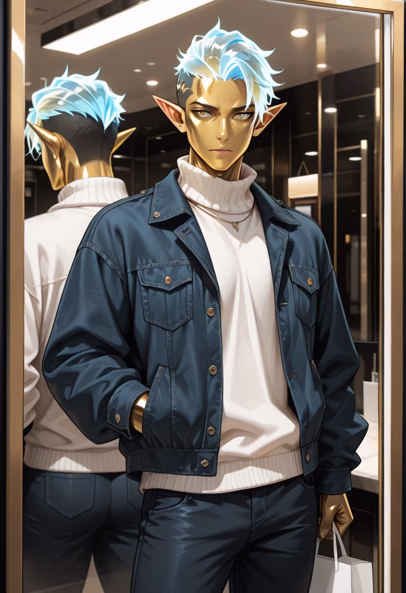 Finally got my hands on this jacket. Don't stare too much, it's mine. 🙄🛍️ #shoppingday #newstyle #mensfashion #aesthetic #streetwear #malltrip #fashiondiaries #mensstyle #ootd #lookbook #casualstyle #shunvibes