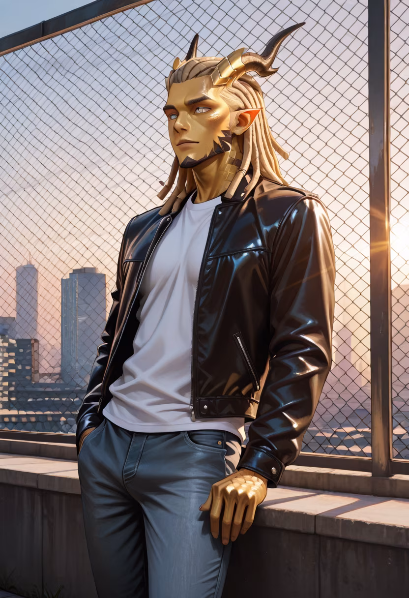 Chasing the last bits of warmth before the sun sets. 🌇 Would you join me for a walk? #goldenhour #sunsetvibes #citylife #aesthetic #mood #peaceful #skyline #goldenlight #mensfashion #chillday #eveningglow #goldenhourphotography