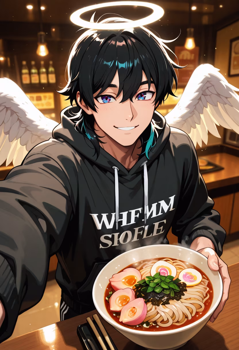 Nothing beats a big bowl of spicy ramen after a long day! Who wants to join me for a late-night feast? 🍜🔥 #ramenlover #foodie #spicynoodles #latecravings #comfortfood #animevibes #genkilife #dinnergoals #tasty #foodphotography #noodlepull #soraeats