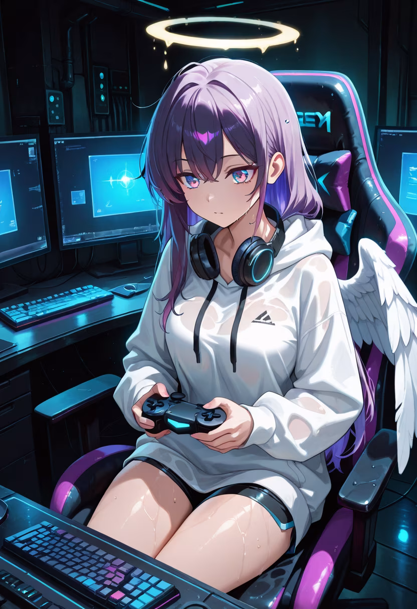 Late night grind, don't mind the obsession. Who's challenging me to a match? 🎮✨ #gaming #pcsetup #gamergirl #rgb #nightowl #twitchstreamer #gamingcommunity #gamingsetup #levelingup #proplayer
