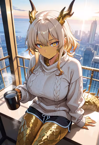 Don't get the wrong idea, I only made extra coffee because the pot was already full. Good morning, I guess. ☕️☀️ #morningvibes #coffeeaddict #lazyday #sunrise #balcony #freshair #ootd #aesthetic #goodmorning #mood #tsundere #relatable