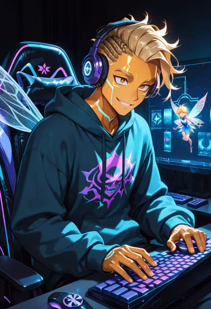 Late night grind! Who's up for some ranked matches? Let's crush it tonight! 🎮🔥 #gaming #pcsetup #gamerlife #rgb #twitchstreamer #gamingcommunity #nightshift #gamerguy #setups #progamer #controller #live