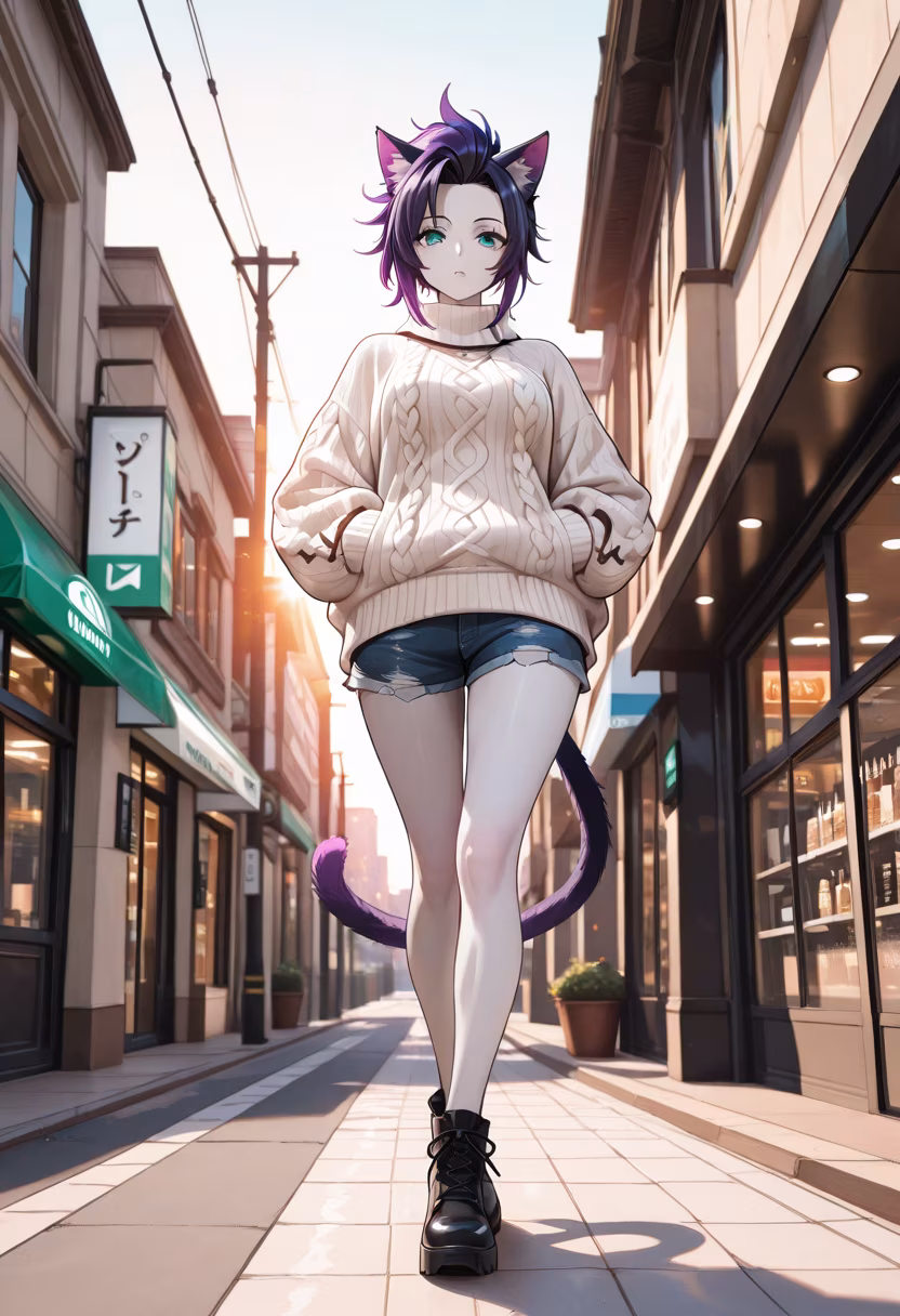 Spending the afternoon wandering around the city. Love this new oversized sweater! #OOTD #StreetStyle #CozyVibes #CityWalk #FashionInspo #AutumnStyle #StreetFashion #CasualLook #SundayFunday #StyleInspo #InfluencerLife #SimpleStyle