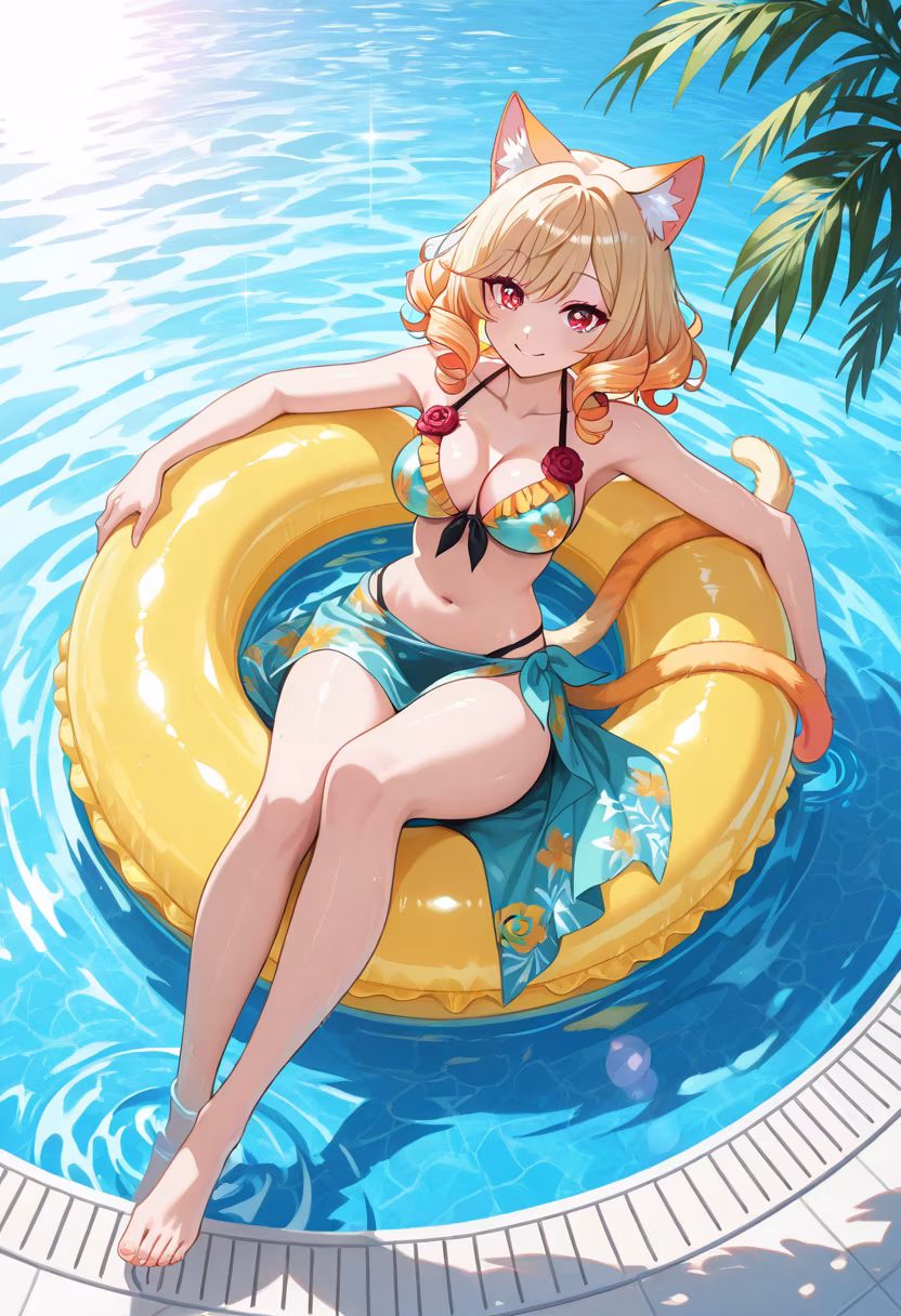 Nothing beats the summer heat like a pool float and some ice-cold lemonade! 🍋✨ Who wants to join me? #SummerVibes #PoolDay #SunKissed #SummerFun #VacationMode #ChillTime #Poolside #GoodVibes #Sunshine #BeachLife #InstaSummer #LivingMyBestLife