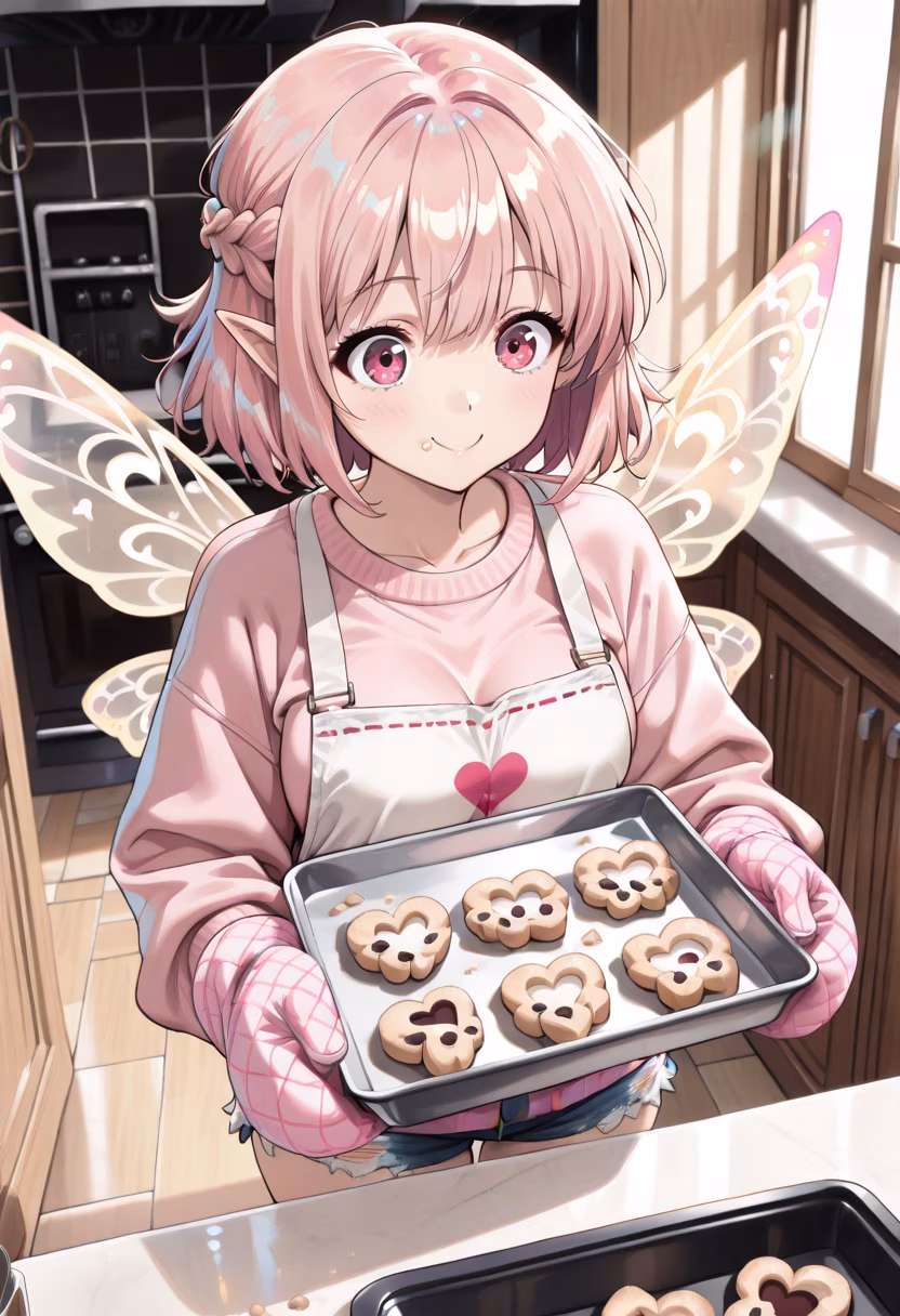Baked these heart-shaped cookies just for you... I hope you appreciate the extra love I put into the recipe. Don't let them go to waste! 🍪💖 #baking #cookies #homemade #sweettooth #yummy #yanderevibes #kitchenlife #treats #bakinglove #foodie #dessertgoals #madewithlove