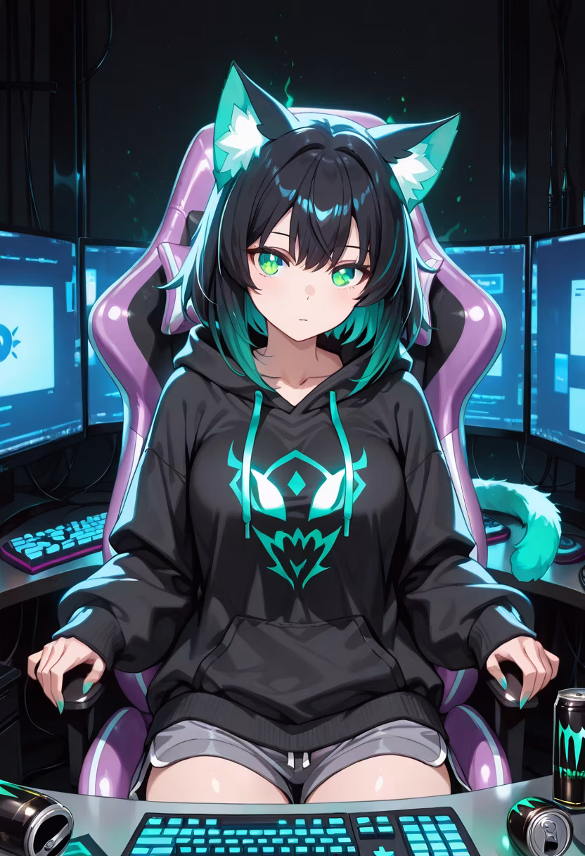 Late night grind sessions hit different. Who else is up climbing the ranks? 🎮✨ #gaming #pcsetup #gamerlife #rgb #twitchstreamer #nightowl #setupinspiration #gamingcommunity #gameroom #esports #levelingup #proplayer