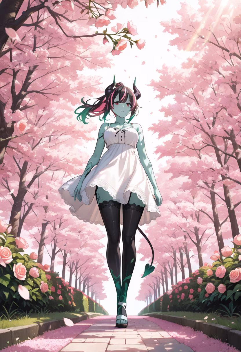 Nothing beats the warmth of the sun under the cherry blossoms. 🌸 Wishing you were here with me... forever. #sakuraseason #cherryblossom #springvibes #hanami #emiko #peaceful #naturewalk #aesthetic #flowerpetals #sunnyday #springfashion