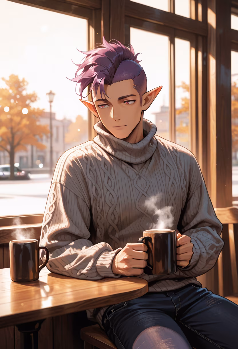 Nothing beats the warmth of a coffee shop on a crisp autumn day. Thinking of you all today. ☕🍂 #autumnvibes #coffeeaddict #cozyseason #autumnleaves #sweaterweather #mensstyle #lifestyle #afternoonvibes #thinkingofyou #aesthetic #fallfashion #cozyhome