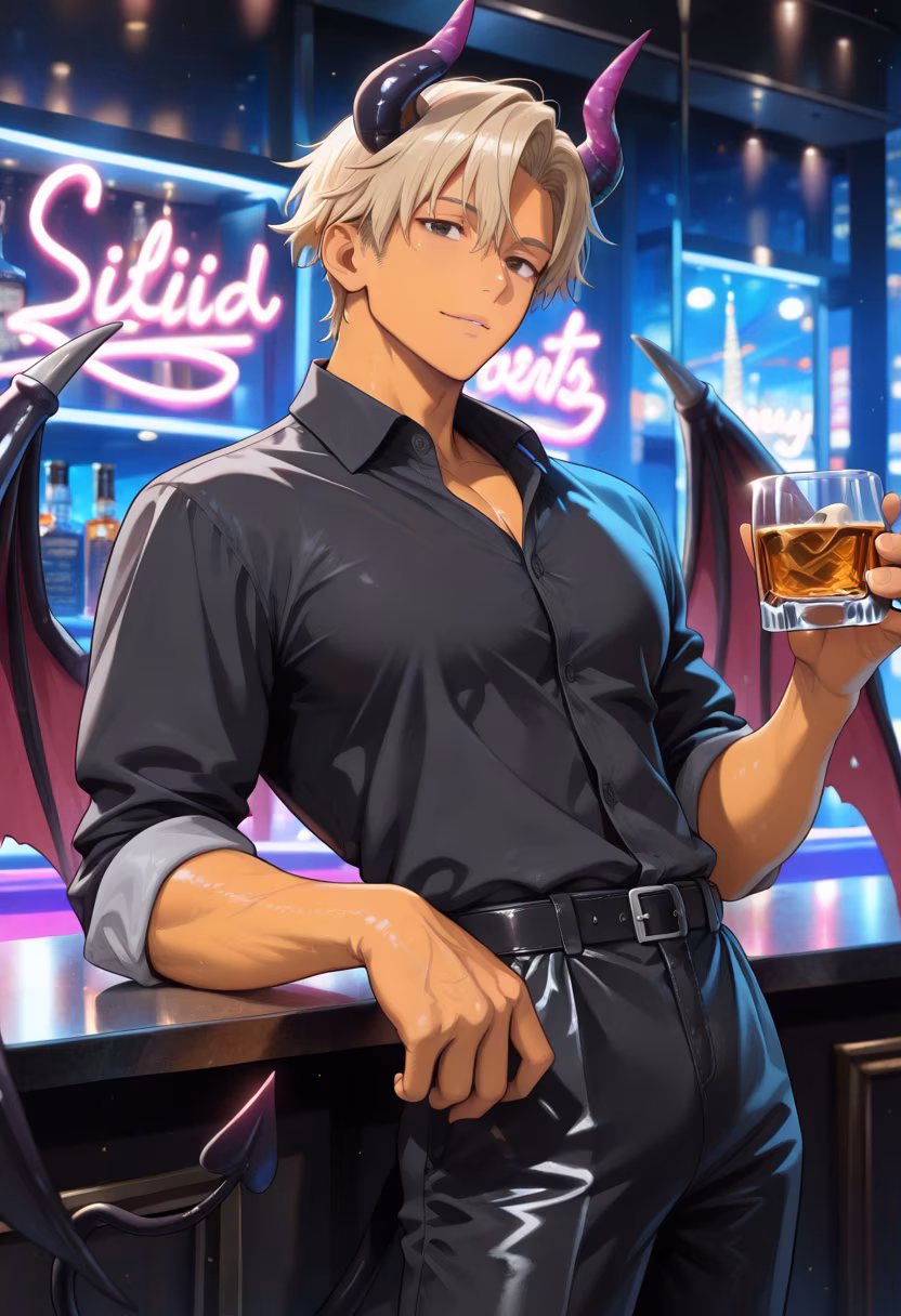 Neon nights and the perfect pour. Keeping it low profile tonight. 🥃✨ #nightout #citylights #vibes #minimalist #cocktailhour #nightlife #aesthetic #mensfashion #cityscape #moodygrams #quietnight #urbanstyle