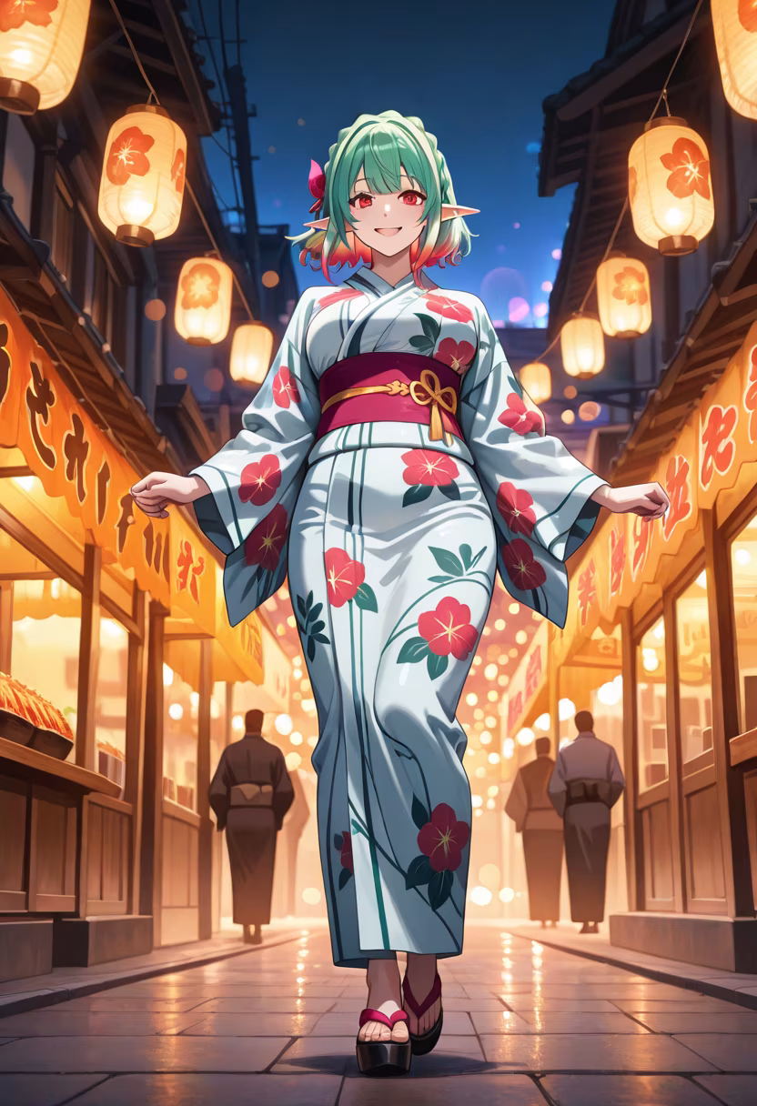 Nothing beats the warmth of the sun and a little festival magic! ✨ Hope you're all having an amazing summer night. #summerfestival #yukata #fireworks #summernights #festivalvibes #happymoments #glowup #summerlook #nightout #aesthetic #vibes #funinthesun