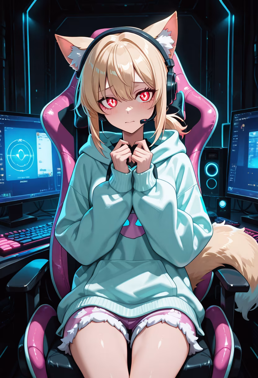 Finally finished my setup, time to grind some levels! Who else is playing tonight? 🎮✨ #gaminglife #pcsetup #gamergirl #rgb #cozyvibes #nightowl #twitchstreamer #gamer #pcbuild #gamingstation #desksetup #videogames