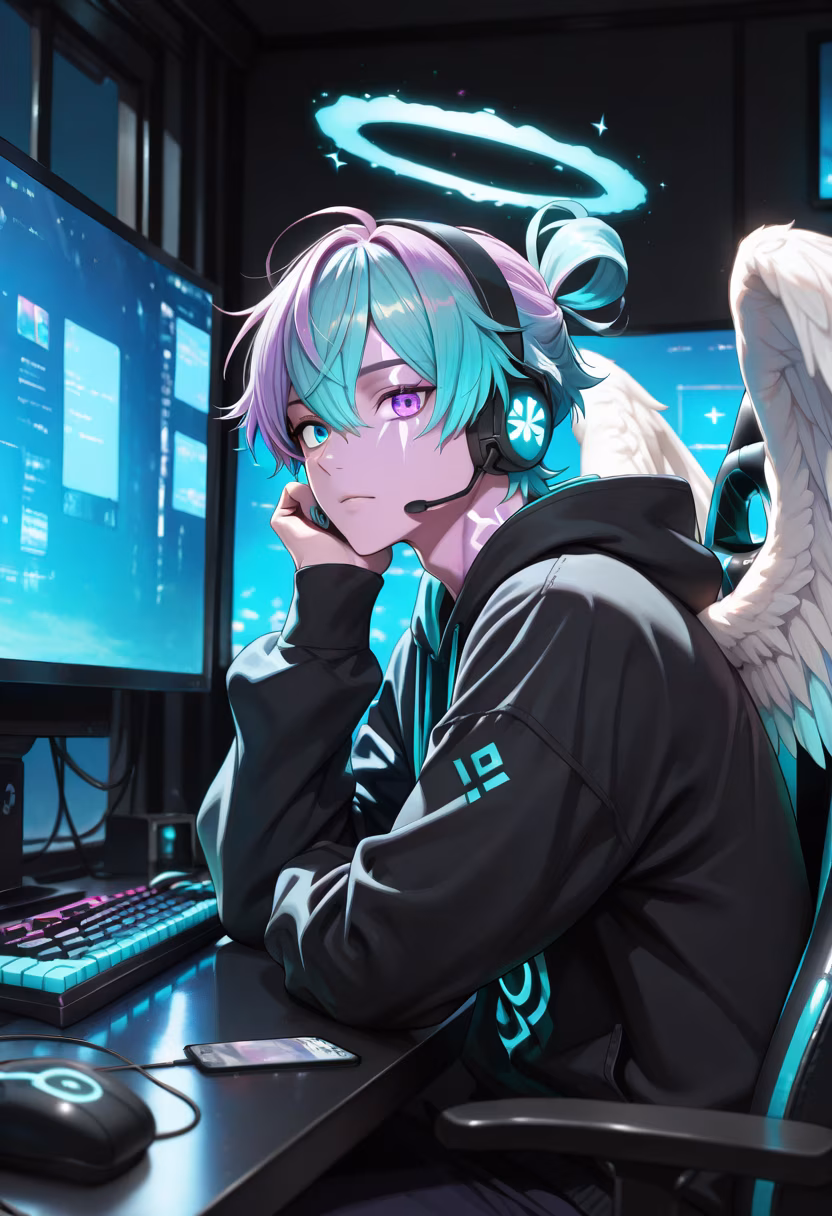 Late night grind sessions hit different when the setup is finally complete. Who’s carrying me in ranked tonight? #gaming #gamerlife #setup #battlestation #rgb #pcmasterrace #gamerguy #twitchstreamer #nightshift #gamingcommunity #chillvibes #levelingup