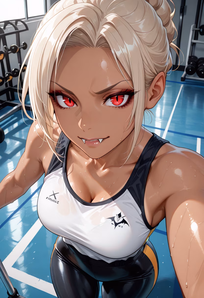 Finally crushing these gym goals today! Don't look at me like that, I was just focused on my form. #gymmotivation #fitnessjourney #gains #workoutroutine #fitlife #gymlife #noexcuses #focused #healthylifestyle #gymselfie #postworkout #traininghard