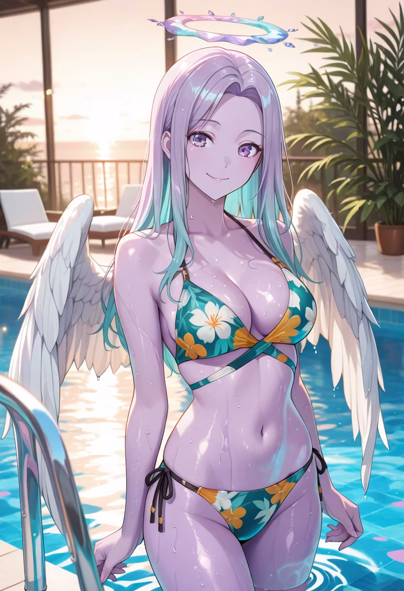 Nothing beats the summer heat like a splash in the pool! Staying cool and having the best time today. Who else loves swimming? ☀️🌊 #summer #poolside #summervibes #sunshine #swimming #poolparty #funinthesun #vacationmode #poollife #chill #happy #goodtimes