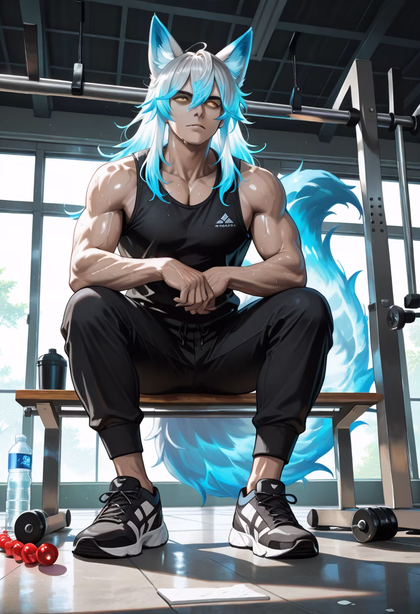 Finally hit my PR today. Don't look at me like that, I just pushed myself harder than usual. #GymLife #FitnessMotivation #HardWork #Grind #Weights #GymRat #MuscleGain #NoExcuses #FitnessJourney #WorkoutRoutine #StrongerEveryday #Focus