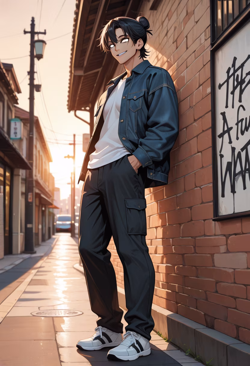 Finally cooling down after a long afternoon in the city. Loving this new jacket! What do you guys think? 🏙️✨ #ootd #streetstyle #cityvibes #fashioninspo #urbanstyle #menswear #tatsuya #freshlook #outfitoftheday #stylish #streetwear #mensfashion