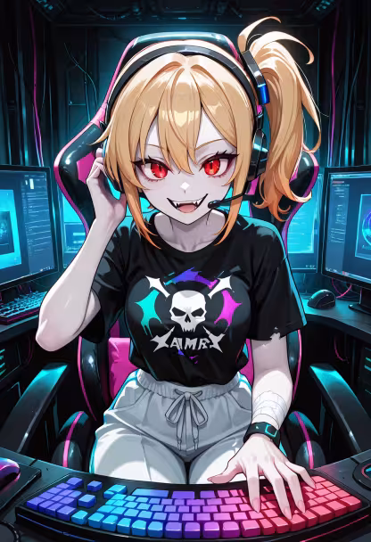 Leveling up tonight! 🎮 Which game should I stream next? #gaming #gamergirl #pcsetup #rgb #streamer #gaminglife #setup #battlestation #playstation #controller #gamer