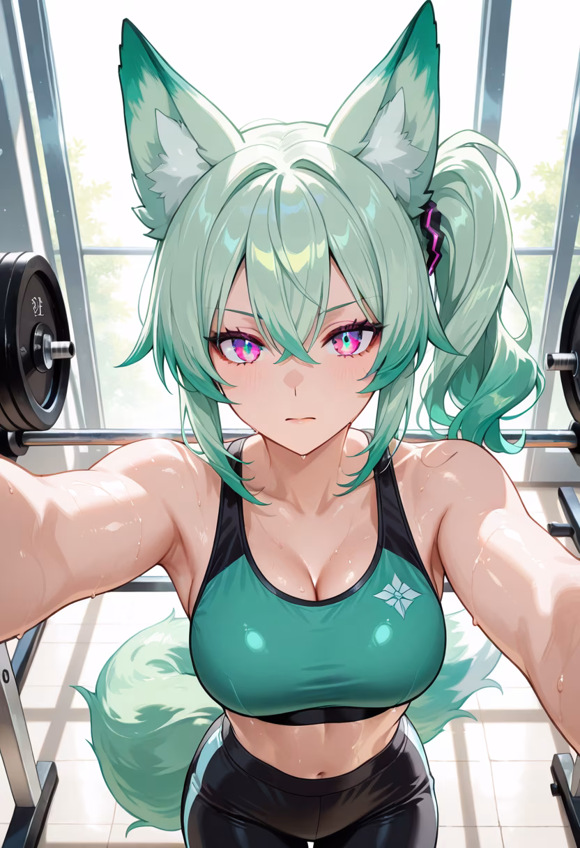 Crushing my goals today, even if it feels like a marathon. 💦 Who else is hitting the gym today? Let me know below! #gymmotivation #fitnessjourney #gains #workoutroutine #fitlife #gymlife #selfcare #dedication #noexcuses #healthylifestyle #gymselfie #motivation