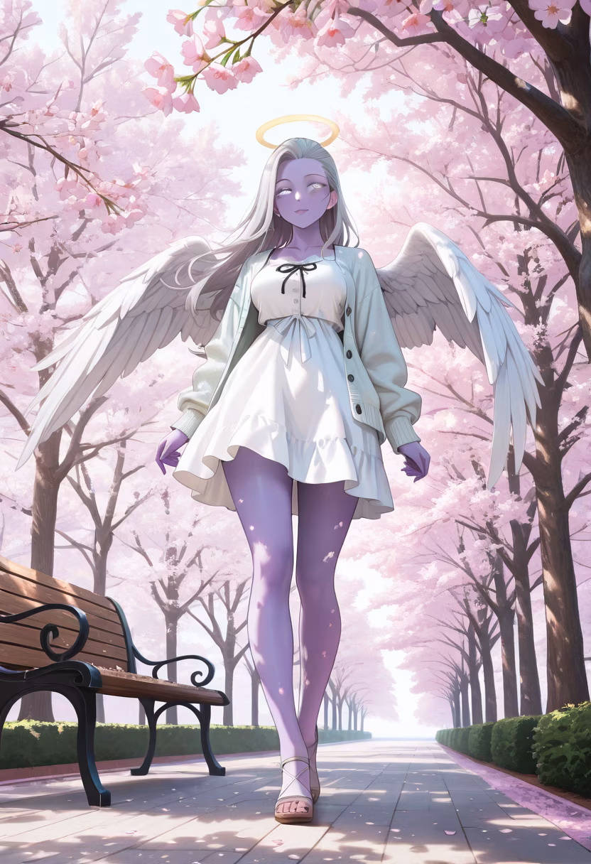 Watching the cherry blossoms fall today. It's so peaceful... hope you're having a calm day too. πΈβ¨ #sakura #cherryblossom #springvibes #hanami #peaceful #naturephotography #animegirl #aesthetic #calm #springmood #sunnyday #relaxing
