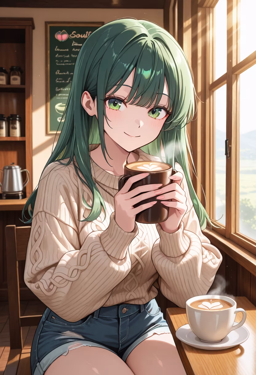 Just hanging out at the cafe today! Hope everyone is having a super productive Tuesday. ✨☕️ #cafevibes #ootd #cozy #studymode #productivity #sakura #dailygram #lifestyle #goodvibes #aesthetic #relaxing