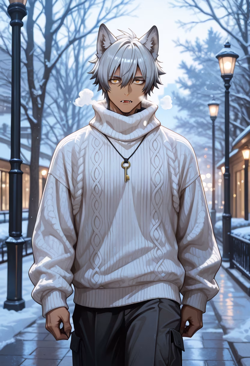 Nothing beats the chill of the first snow. Stay warm out there! ❄️☕ #wintervibes #cozyseason #snowday #firstsnow #winterfashion #mensstyle #streetwear #staywarm #winteraesthetic #calmmoments #decembermood