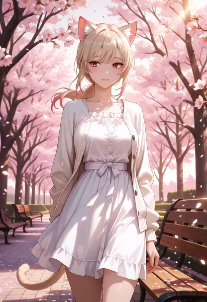 Finally got to see the cherry blossoms in full bloom today. It's so peaceful here, I wish I could stay forever. 🌸✨ #sakura #cherryblossom #springvibes #hanami #naturelovers #peaceful #aesthetic #outfitinspo #springfashion #blossoms #serenity