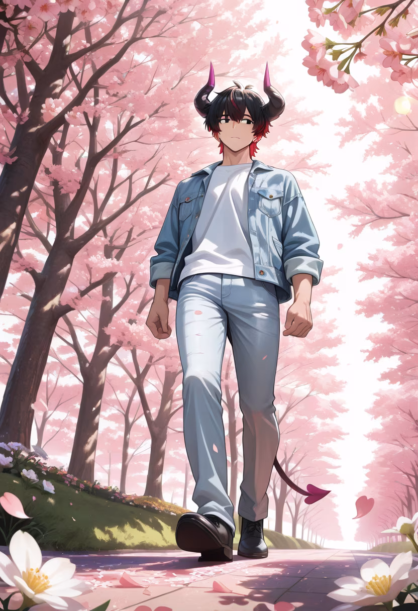 Finally got a chance to see the cherry blossoms before they're all gone. It's so peaceful here. πΈβ¨ #springvibes #cherryblossom #naturephotography #quietmoments #springfashion #mensstyle #casualoutfit #strolling #afternoonwalk #weekendvibes #peaceful #scenic