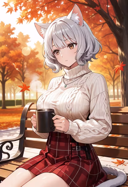 Nothing beats the warmth of the first autumn breeze. Stay cozy, everyone! 🍂☕ #autumnvibes #cozyseason #fallfashion #knitwear #leafpeeping #octobermood #sweaterweather #goldenhour #aesthetic #naturelover #slowliving #autumnleaves