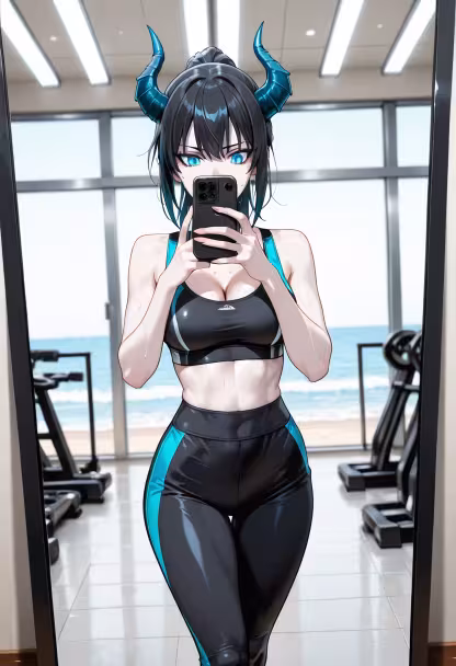 Don't think this means I'm actually trying to impress you or anything, idiot. Just staying in shape! 💪✨ #gymlife #fitnessjourney #workoutmotivation #gains #gymrat #fitfam #healthylifestyle #gymgirl #noexcuses #beastmode #gettingstronger #fitnessgoals