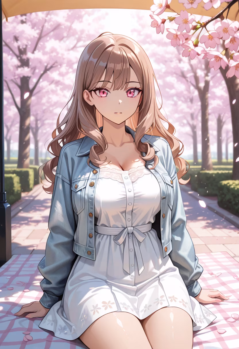 Found the perfect spot to enjoy the first petals of the season. Don't stare too long, okay? πΈβ¨ #springvibes #cherryblossom #sakuraseason #hanami #picnicday #flowerstagram #springaesthetic #naturelovers #sunnydays #meisdaily #tsunderelife #goldenhour
