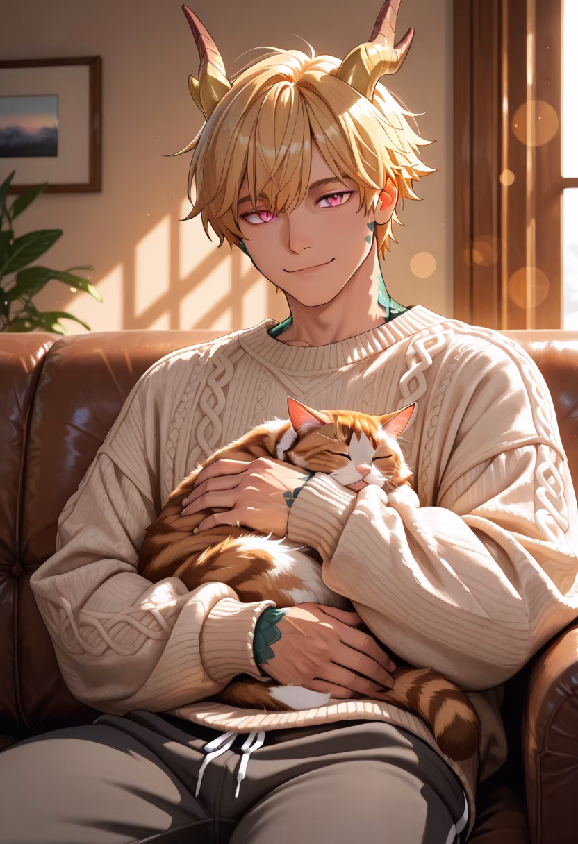 Finally got this little guy to settle down for a nap. My heart is melting! 🐾✨ #catdad #lazyday #catsofinstagram #cozyvibes #petlove #meow #weekendmood #hiroshi #furryfriend #naptime #blessed #lifeisgood