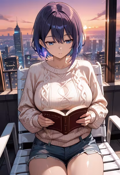 Chasing the last bits of warmth before the sun sets. 🌅 Nothing beats a rooftop view with a good book. #goldenhour #rooftopvibes #sunsetlover #cityscape #aesthetic #peaceful #darudere #cozyvibes #readingtime #skyporn #goldenhourlight