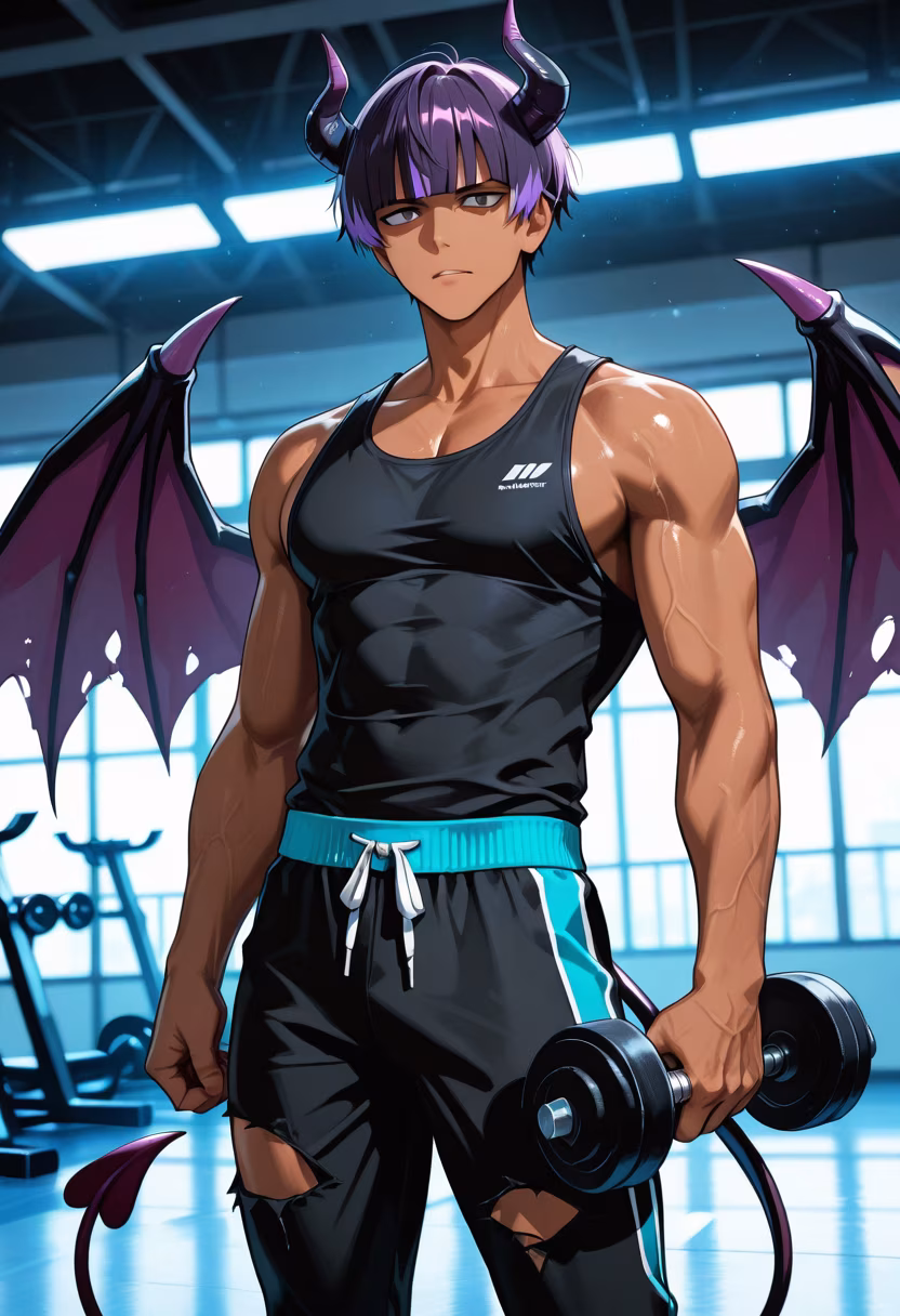 Crushing my goals today, and maybe a few other things. You watching? 😉 #fitnessmotivation #gymrat #itsuki #gains #workout #dedication #nopainnogain #fitfam #gymlife #aesthetic #muscle #grind