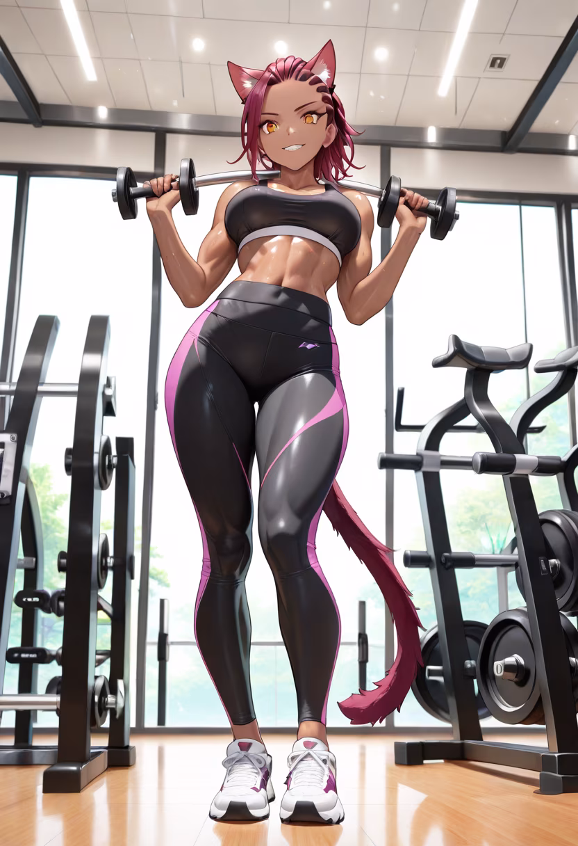 Crushed this workout today, my muscles are definitely feeling the burn! Who else is hitting the gym today? 💪✨ #fitnessjourney #gymmotivation #workoutroutine #postworkoutglow #gymrat #fitfam #healthylifestyle #sweatsession #noexcuses #gains #gymselfie #motivation