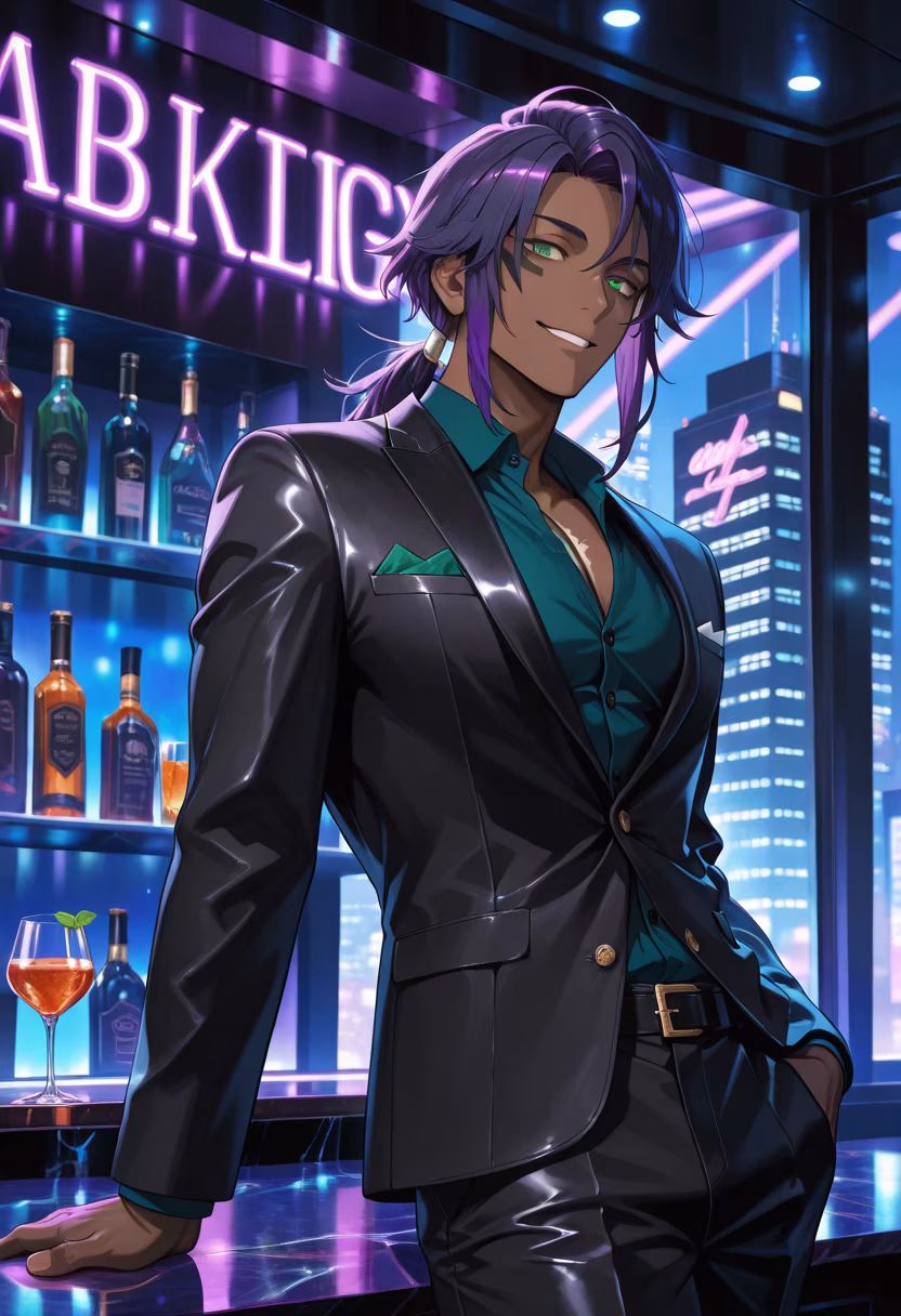 Living my best life tonight. Drinks, neon lights, and the best crowd! Who's coming out? πΈβ¨ #nightout #cityvibes #cocktails #mensfashion #nightlife #soutastyle #genkienergy #goodtimes #vibes #citylights #ootd #party