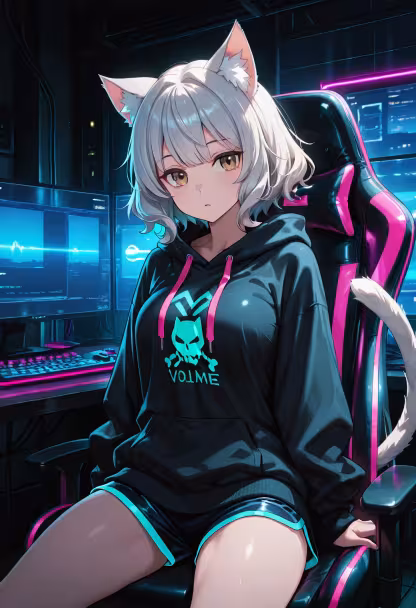 Finally finished my setup, time to grind some ranks! 🎮 Who’s hopping on with me tonight? #gamergirl #pcsetup #rgb #gamingcommunity #setupinspiration #gamerlife #desksetup #nightgaming #chillvibes #streaming #gamingsetup #levelup